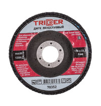 Диск лепестковый по металлу Trigger 70352 115х22 мм P60