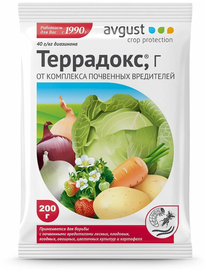 Средство от почвенных вредителей Террадокс 200 г Август 49549