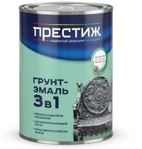 Грунт-эмаль по ржавчине Престиж (зеленая 0,9кг)