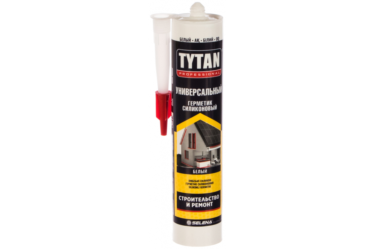 Герметик силиконовый универсальный Tytan Professional 7899 (белый 280 мл)