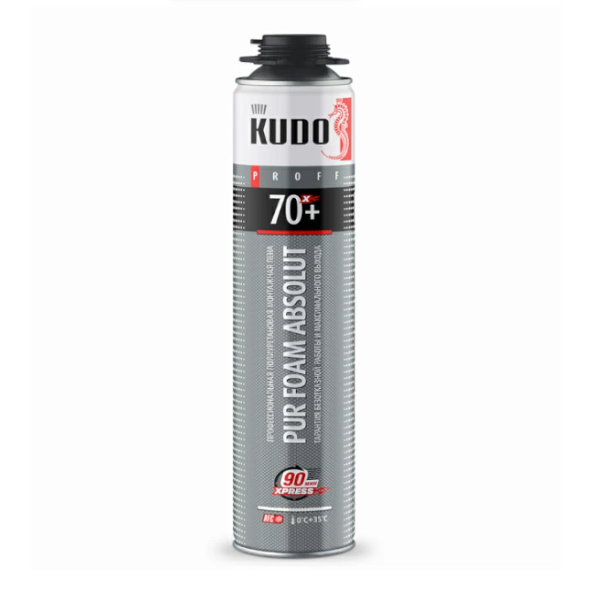 Пена монтажная полиурет.PROFF ABSOLUT XPRESS 70+(+0C до +30C) 1000 мл (1010гр) KUPP10SX70+