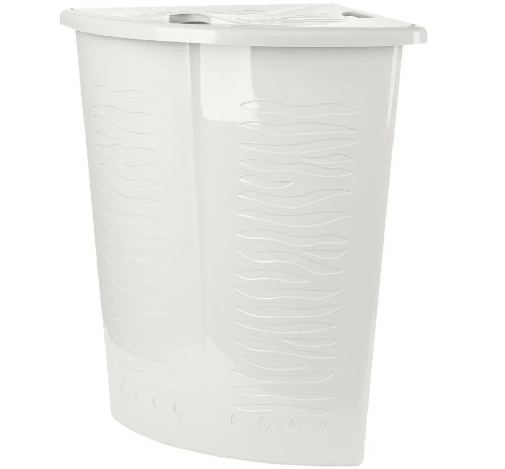 Корзина для белья уловая Regular ,40л,Ротанг(белое облако) Keeplex