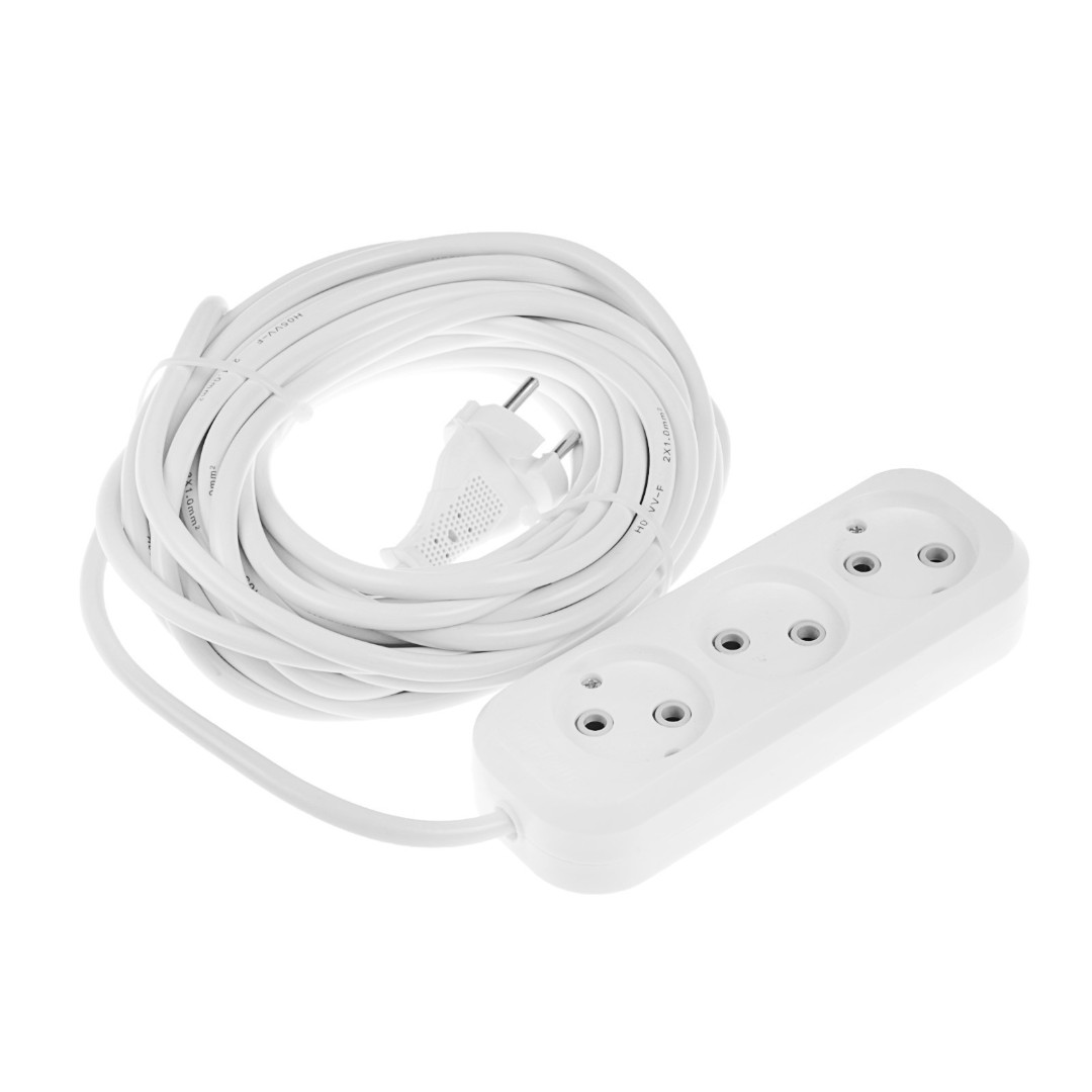 Удлинитель Smartbuy SBE-10-10-N (3 гнезда 10м 10А/2,2КВт б/з ПВС 2*1,0)
