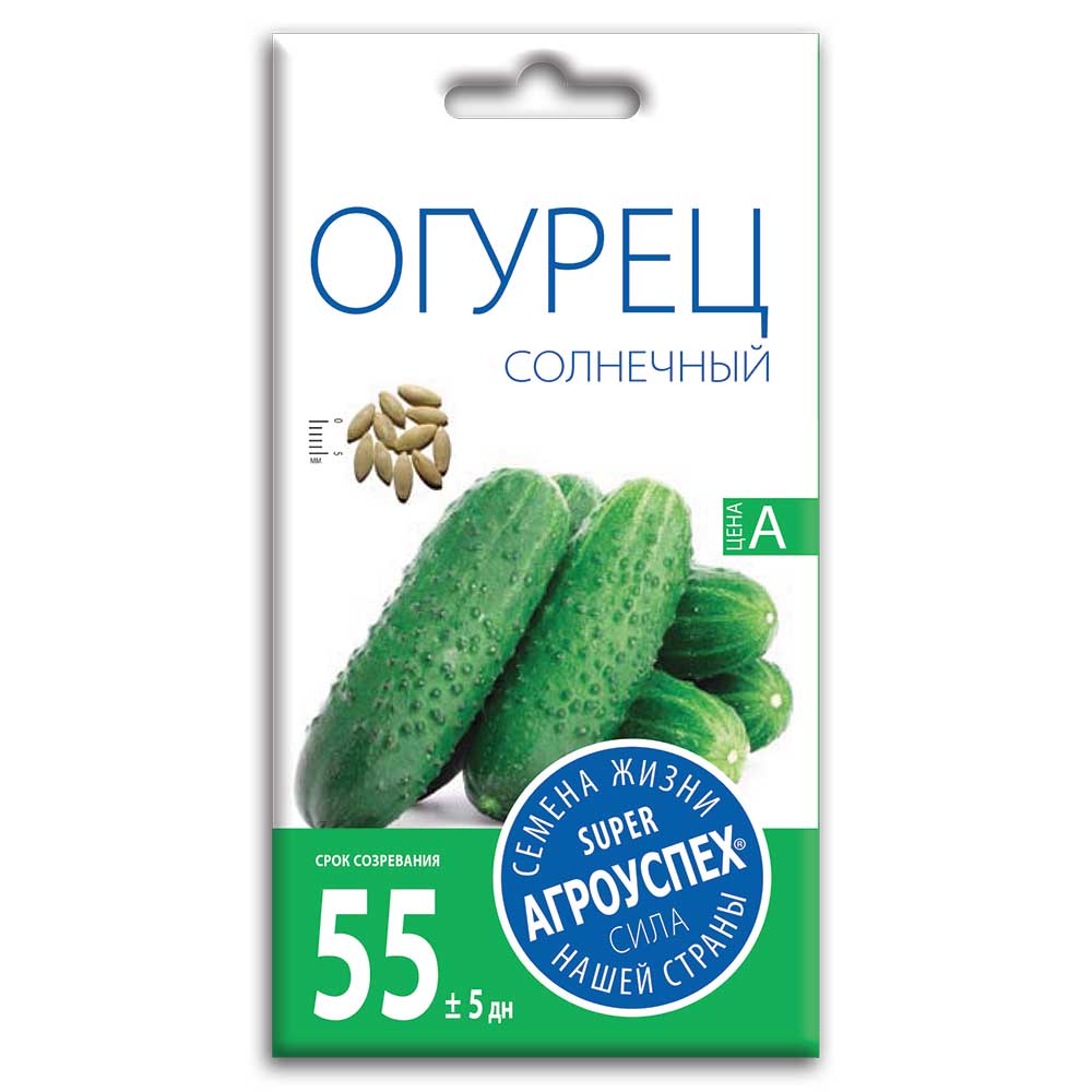 Л/Огурец Солнечный средний пчел 0,3 г(400) 25502
