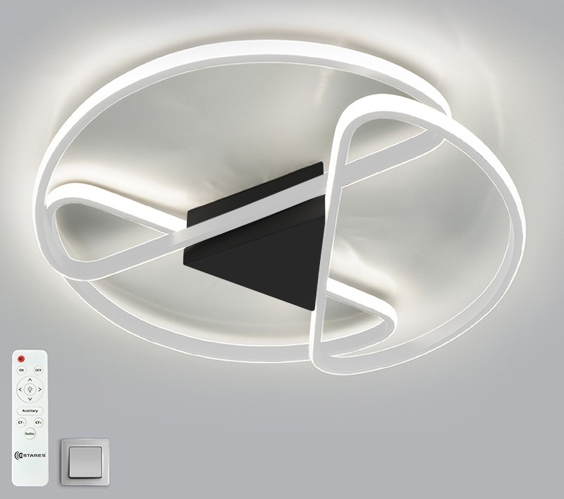 Люстра управляемая светодиодная Callista 80W R-RC-500x75-White/White-220 IP20