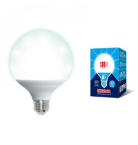 Лампа светодиод Volpe серия Norma LED-G95-16W/4000К/E27/FR/NR (форма шар матовая белый свет 4000К)