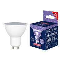 Лампа светодиод Volpe серия Norma LED-JCDR-13W/6500К/GU10/NR (форма JCDR матовая дневной белый свет 6500К)