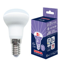 Лампа светодиод Volpe серия Norma LED-R39-3W/6500K/Е14/FR/NR (форма рефлектор матовая дневной белый свет 6500К)
