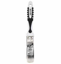 Кисть плоская Black White PREMIUM универ. 25х15мм, сереб.щетина,2К ручка (12/192) 860-025 Намерение