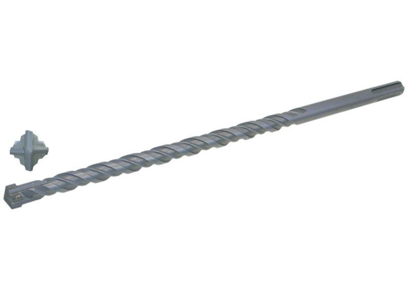 Бур профи SDS-plus 24х410 двойной резец и спираль 32960