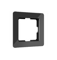 Рамка на 1 пост Acrylic черный W0012708 (10702070/101023/3415144, Китай) а059316