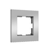 Рамка на 1 пост Slab (серебро матовый) W0012965 (10702070/220124/3030161, Китай) а062811