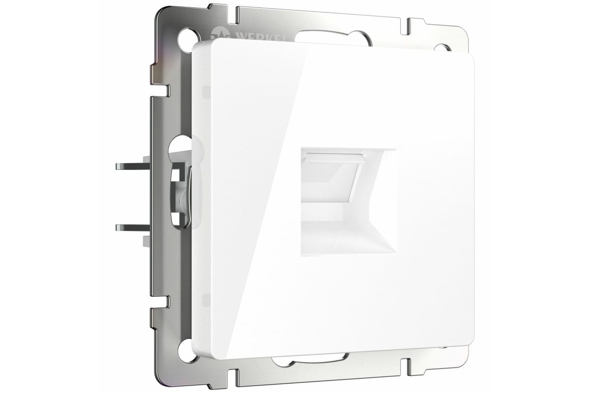 Розетка Ethernet RJ-45 W1181001 а051136 (10702070/150224/3066875 белая Китай)