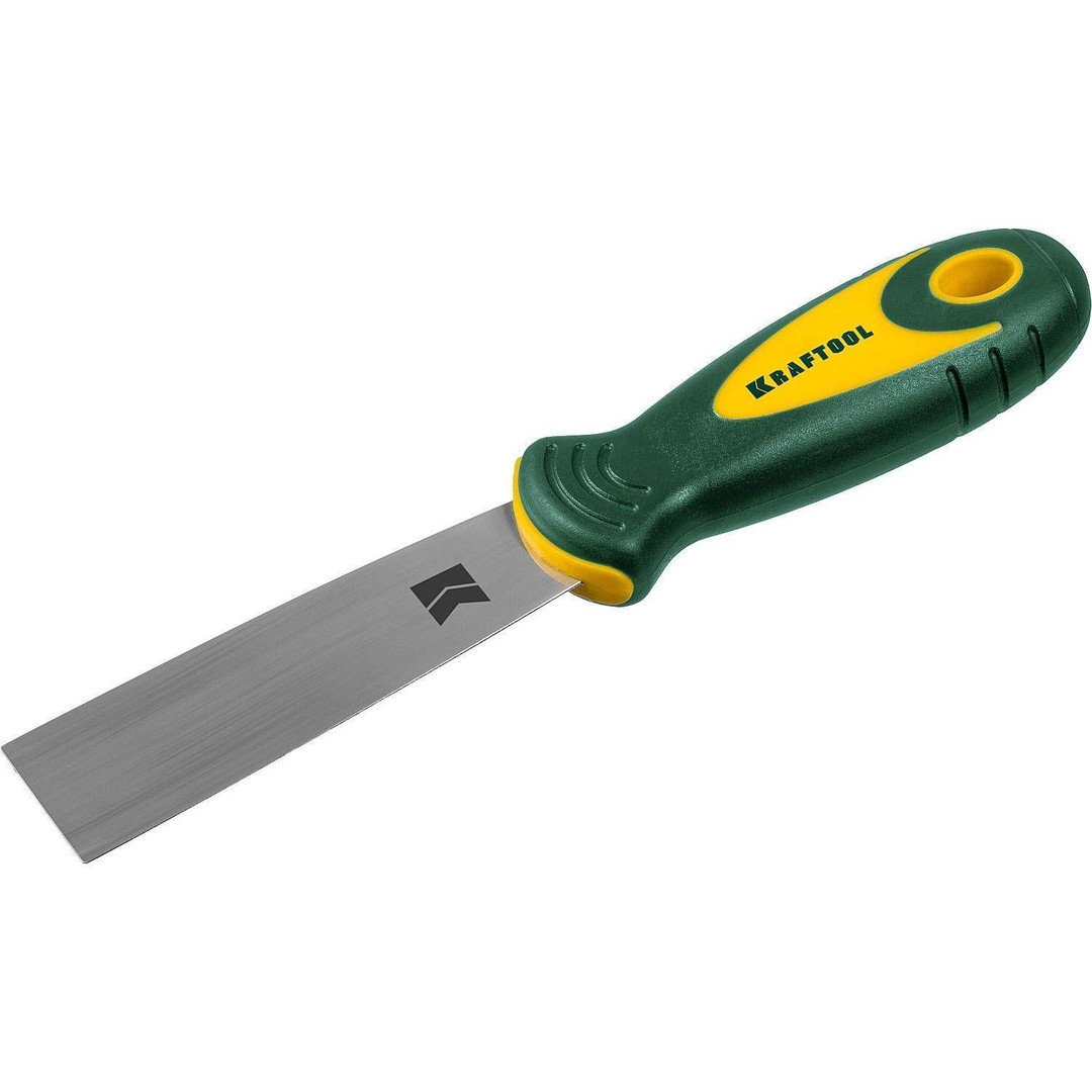 Шпатель малярный Kraftool 10035-030 32мм (профилированное, нержавеющее полотно, 2-хкомпонентная ручка)