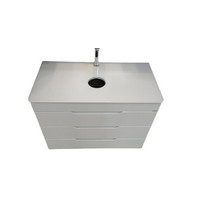 Тумба подвесная Soho Quadro 100/2 68434/82606 (со столешницей Grey 100)