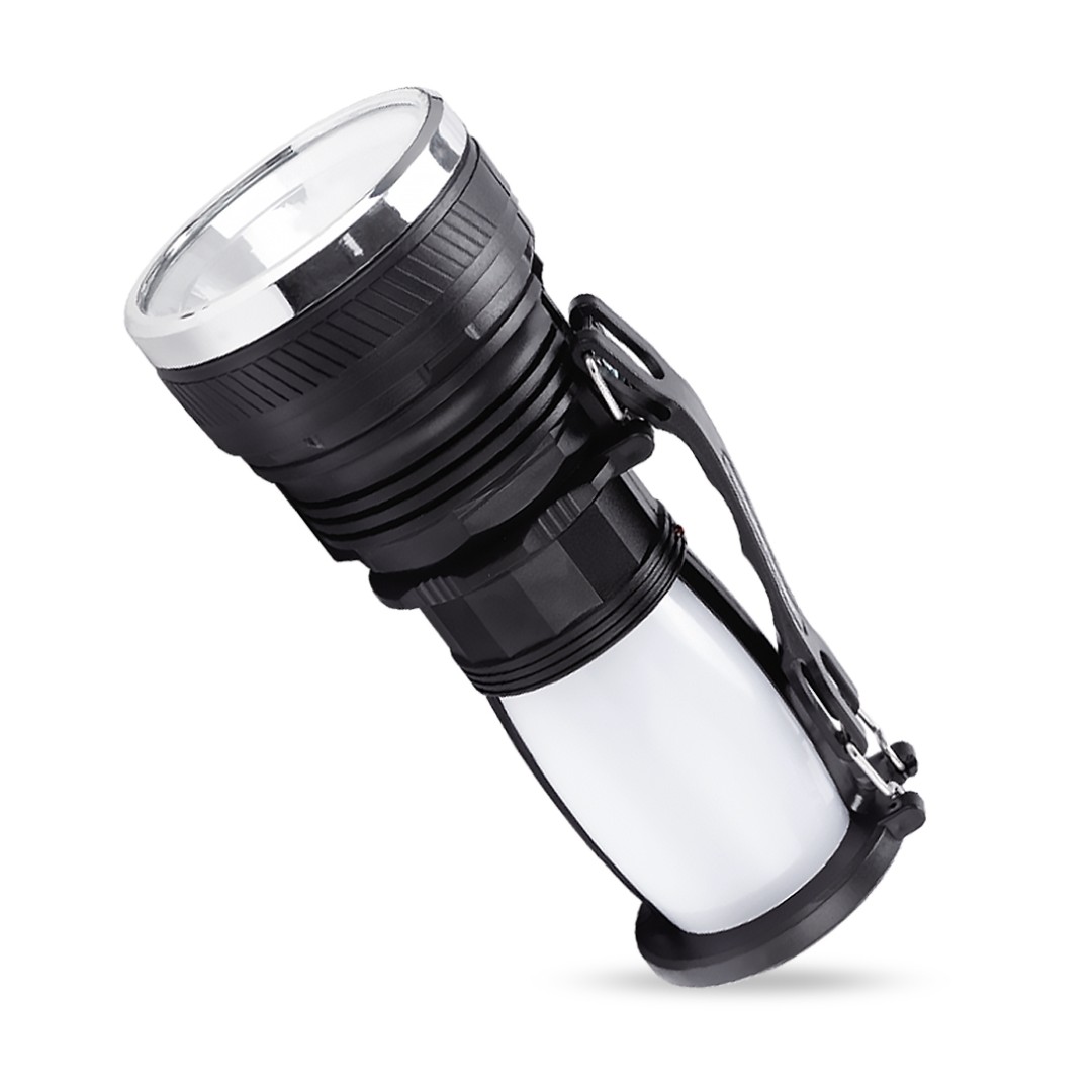 Фонарь аккумуляторный светодиодный Smartbuy SBF-15-B (1W+2W LED на солнечных батареях черный/81)