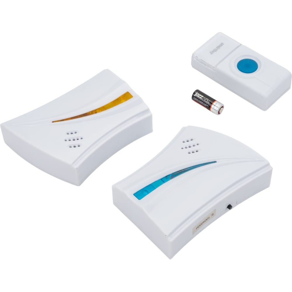 Звонок дверной Smartbuy SBE-21-DP5-32 беспроводной (с цифр код IP44 два динамика одна кнопка)