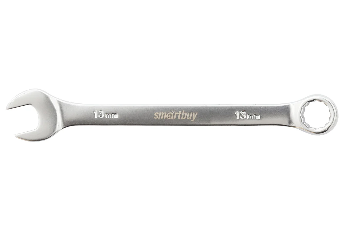 Ключ Smartbuy tools SBT-OWS-13p1 (комбинированный на 13 мм хромированный 40X)