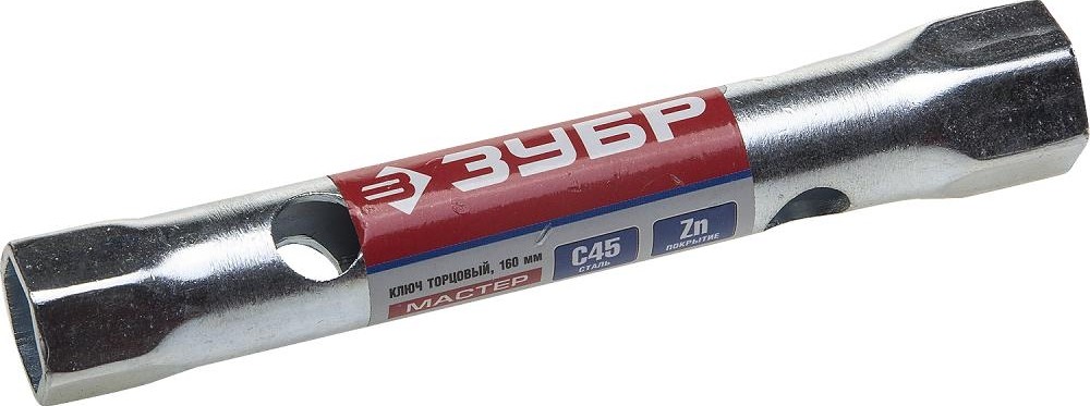 Ключ торцовый Зубр Мастер трубчатый двухсторонний прямой 12-13 мм (27162-12-13)