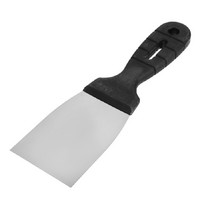Шпатель из нерж стали с пластиковой ручкой,60мм 6506