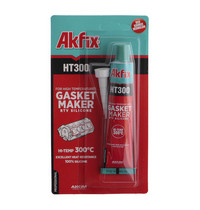 Герметик Akfix HT 300 термостойкий 50 гр красный (блистер)