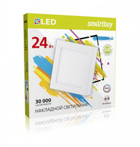Накладной (LED) светильник Square SDL Smartbuy-24w/6500K/IP20