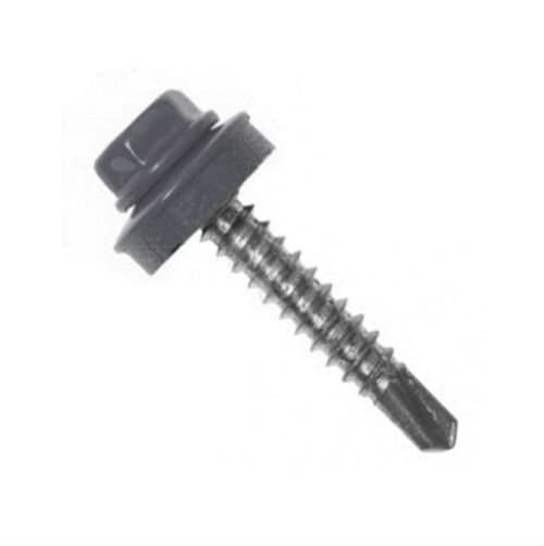 Саморезы кровельные по металлу 5,5х32 RAL 7004