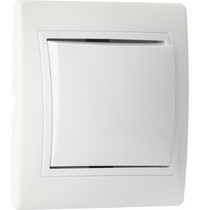 Выключатель 1-клавишный Венера SBE-01w-10-SW1-0-c (10А белый)