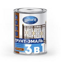 Грунт-эмаль по ржавчине быстросохнущая графит RAL7024 0,9 кг 