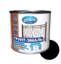 Грунт-эмаль по ржавчине быстросохнущая чёрная RAL9005 (1,9кг) 