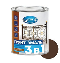 Грунт-эмаль по ржавчине быстросохнущая шоколадная RAL8017 (0,9кг) 