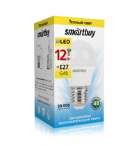 Лампа светодиодная Smartbuy-G45-12W/3000/E27 SBL-G45-12-30K-E27