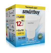 Лампа светодиодная Smartbuy-Gu10-12W/3000 SBL-GU10-12-30K