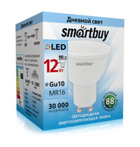 Лампа светодиодная Smartbuy-Gu10-12W/4000 SBL-GU10-12-40K