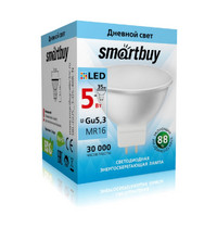 Лампа светодиодная Smartbuy-Gu5.3-05W/4000 SBL-GU5.3-05-40K