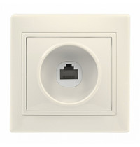 Розетка компьютерная RJ-45 Венера SBE-01i-S1-RJ (1 местная бежевый)