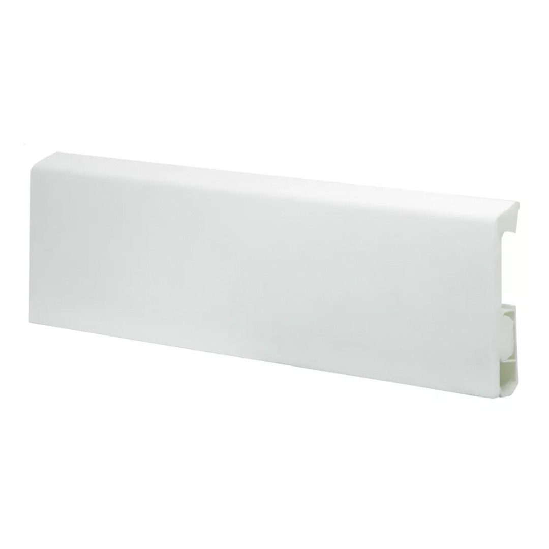 Плинтус HDPS напольный Winart Pro 90.100.001.001 (100 мм 2,0 м Quadro белый 15 шт)