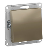 Выключатель 1 кл AtlasDesign Systeme Electric ATN000561 (прох с/у шампань механизм)