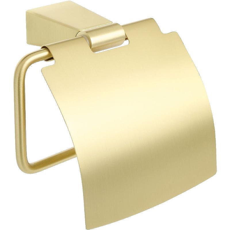 Бумагодержатель Fixsen FX-99010 Trend Gold (с крышкой золото-сатин)