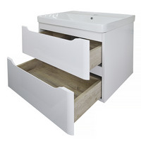 Комплект 83929 (тумба Azario Lotos 60/2 615*480*570 подвесная с раковиной Monte 60 CS00083929)
