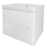 Комплект 83929 (тумба Azario Lotos 60/2 615*480*570 подвесная с раковиной Monte 60 CS00083929)