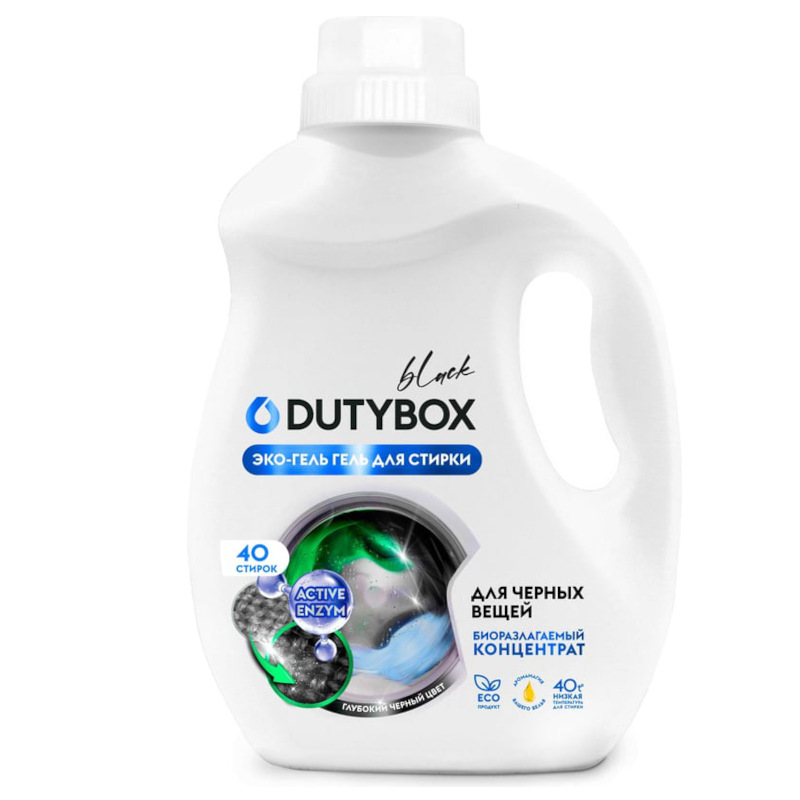 Гель для стирки концентрат Dutybox BLACK для черного 1 л DB-5163