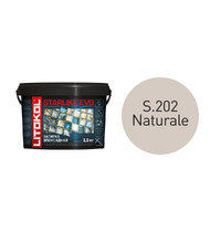 Затирка эпоксидная Litokol Starlike Evo S.202 Naturale 243851 (2-х комп ведро 1кг)