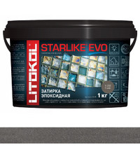 Затирка эпоксидная Litokol Starlike Evo S.232 Cuoio 247892 (2-х комп ведро 1кг)