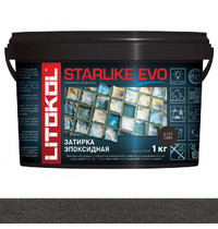 Затирка эпоксидная Litokol Starlike Evo S.235 Kaffe 247891 (2-х комп ведро 1кг)