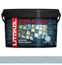 Затирка эпоксидная Litokol Starlike Evo S.400 Verde Salvia 247909 (2-х комп ведро 1кг)