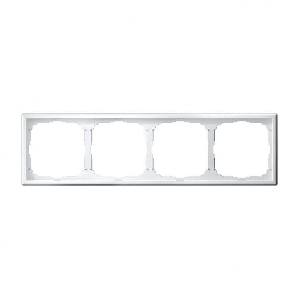 Рамка 4 гн ArtGallery Systeme Electric GAL000104 (1/5/20 белый)