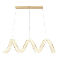 Светильник подвесной светодиодный Crystal Lux Musika SP100W Led L1200 Gold