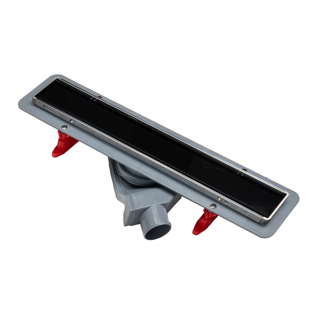 Душевой лоток Point Деметра PN50465GLB (стекло черное 650)