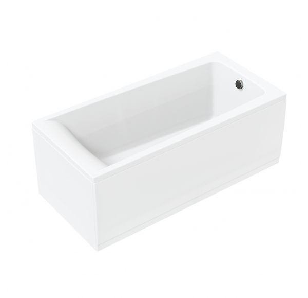 Ванна акриловая Mirsant Алушта Premium 165х70 см (с каркасом и экраном)